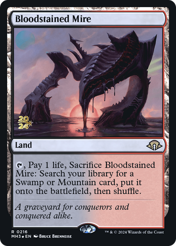 Bloodstained Mire [Modern Horizons 3 Prerelease Promos]