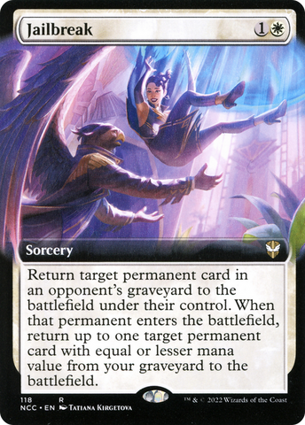 Jailbreak (Extended Art) [Streets of New Capenna Commander]