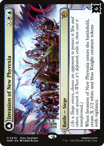 Invasion of New Phyrexia // Teferi Akosa of Zhalfir [March of the Machine Prerelease Promos]
