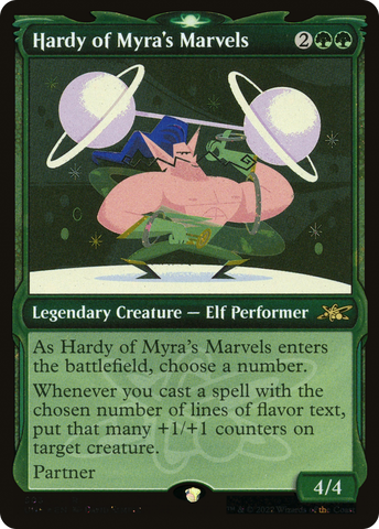 Hardy of Myra's Marvels (Showcase) (Galaxy Foil) [Unfinity]