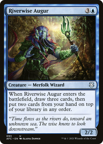 Riverwise Augur [Dungeons & Dragons: Adventures in the Forgotten Realms Commander]