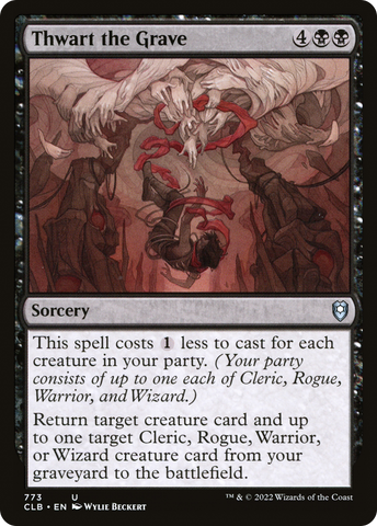 Thwart the Grave [Commander Legends: Battle for Baldur's Gate]