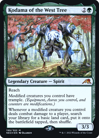 Kodama of the West Tree [Kamigawa: Neon Dynasty Prerelease Promos]