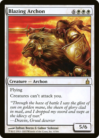 Blazing Archon [Ravnica: City of Guilds]