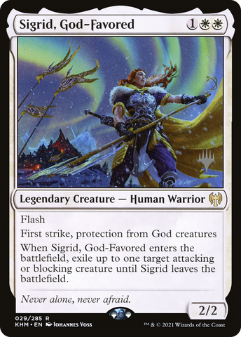 Sigrid, God-Favored [Kaldheim Promo Pack]