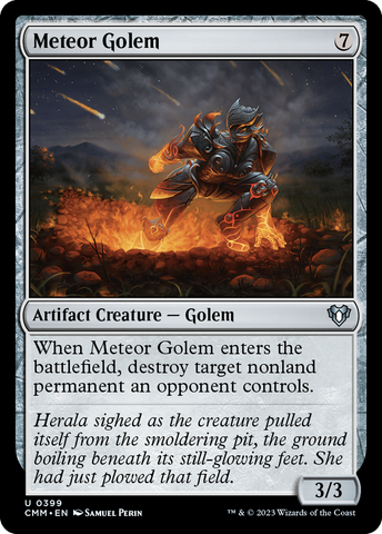 Meteor Golem [Commander Masters]