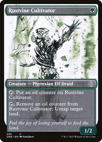 Rustvine Cultivator (Showcase Ichor) [Phyrexia: All Will Be One]