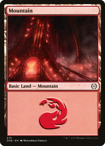 Mountain (275) [Phyrexia: All Will Be One]