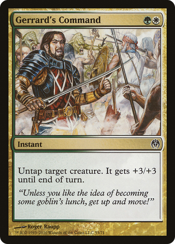 Gerrard's Command [Duel Decks: Phyrexia vs. the Coalition]