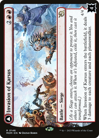Invasion of Karsus // Refraction Elemental [March of the Machine Prerelease Promos]