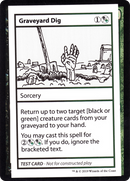 Graveyard Dig (2021 Edition) [Mystery Booster Playtest Cards]