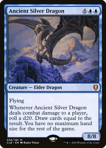Ancient Silver Dragon [Commander Legends: Battle for Baldur's Gate]