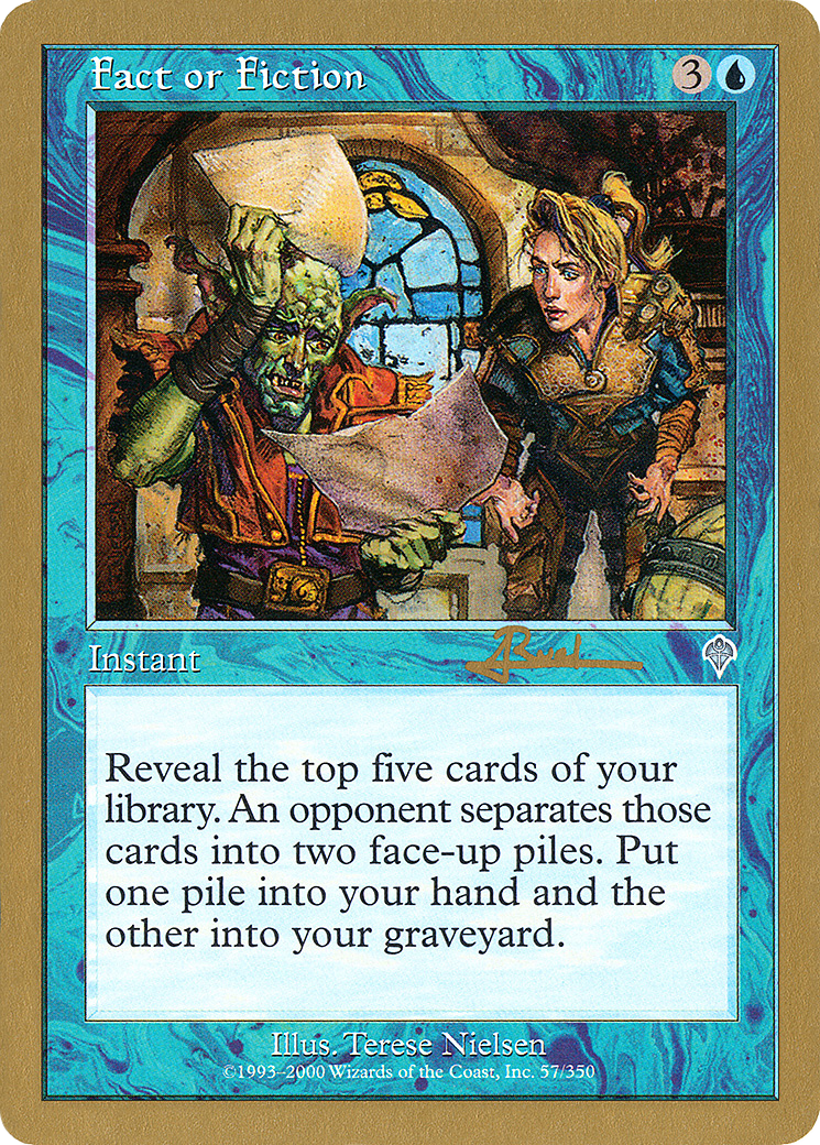Fact or Fiction (Antoine Ruel) [World Championship Decks 2001]