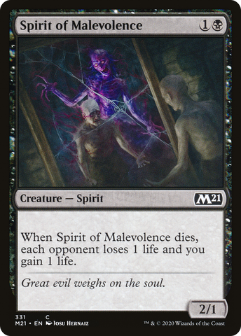 Spirit of Malevolence [Core Set 2021]