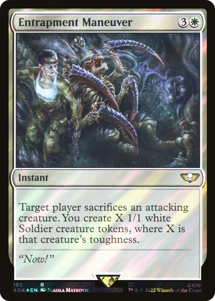 Entrapment Maneuver (Surge Foil) [Universes Beyond: Warhammer 40,000]