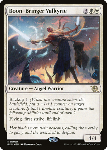 Boon-Bringer Valkyrie (Promo Pack) [March of the Machine Promos]