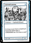 Learned Learner [Mystery Booster Playtest Cards]