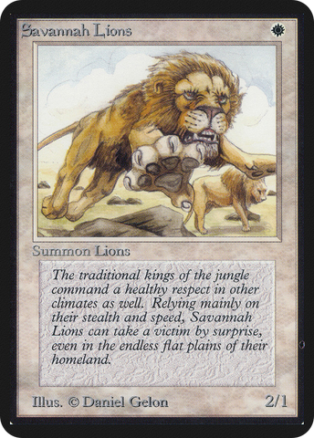 Savannah Lions [Limited Edition Alpha]
