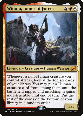 Winota, Joiner of Forces (Promo Pack) [Ikoria: Lair of Behemoths Promos]