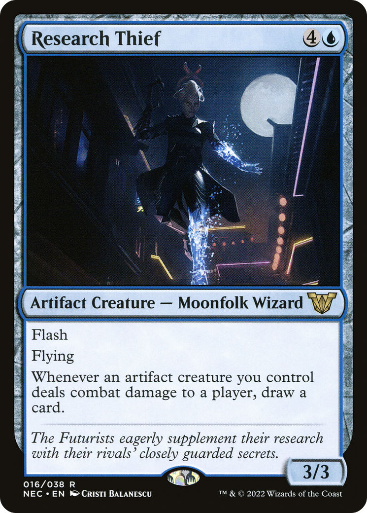 Research Thief [Kamigawa: Neon Dynasty Commander]