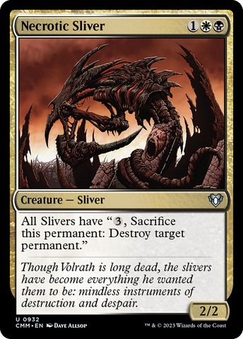 Necrotic Sliver [Commander Masters]