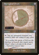 Springleaf Drum (Retro Schematic) (Serial Numbered) [The Brothers' War Retro Artifacts]