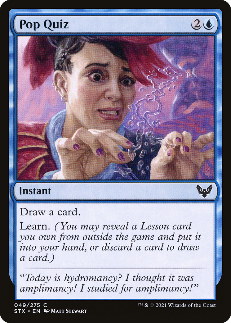 Pop Quiz [Strixhaven: School of Mages]