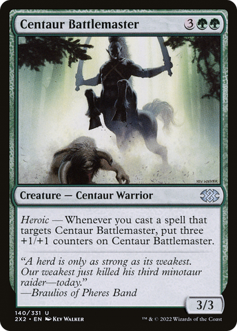 Centaur Battlemaster [Double Masters 2022]