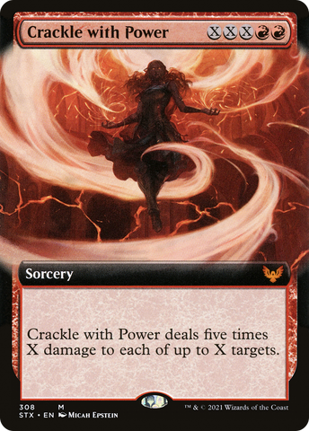 Crackle with Power (Extended) [Strixhaven: School of Mages]