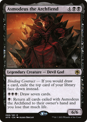 Asmodeus the Archfiend (Promo Pack) [Dungeons & Dragons: Adventures in the Forgotten Realms Promos]
