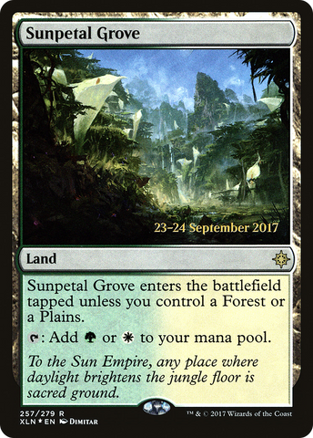 Sunpetal Grove  [Ixalan Prerelease Promos]