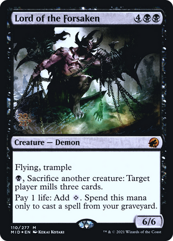 Lord of the Forsaken [Innistrad: Midnight Hunt Prerelease Promos]