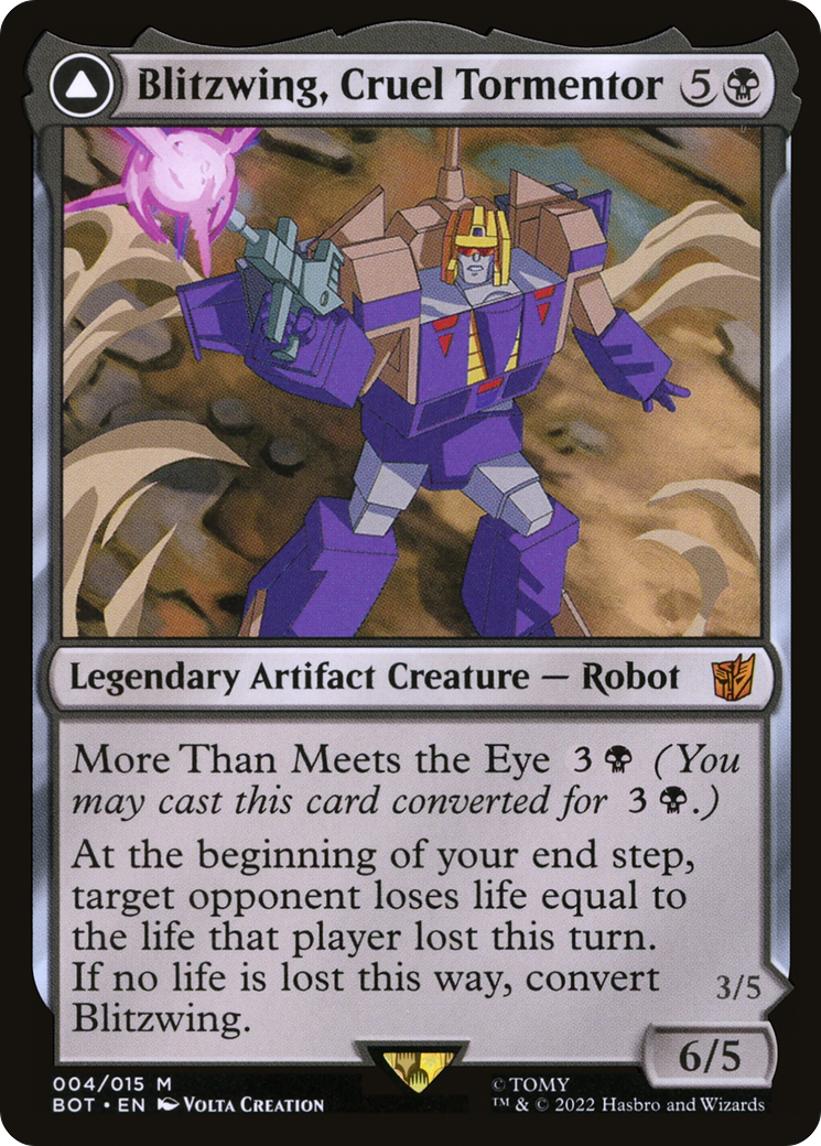 Blitzwing, Cruel Tormentor // Blitzwing, Adaptive Assailant [Universes Beyond: Transformers]