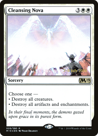 Cleansing Nova  [Core Set 2019 Prerelease Promos]