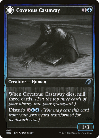 Covetous Castaway // Ghostly Castigator [Innistrad: Double Feature]