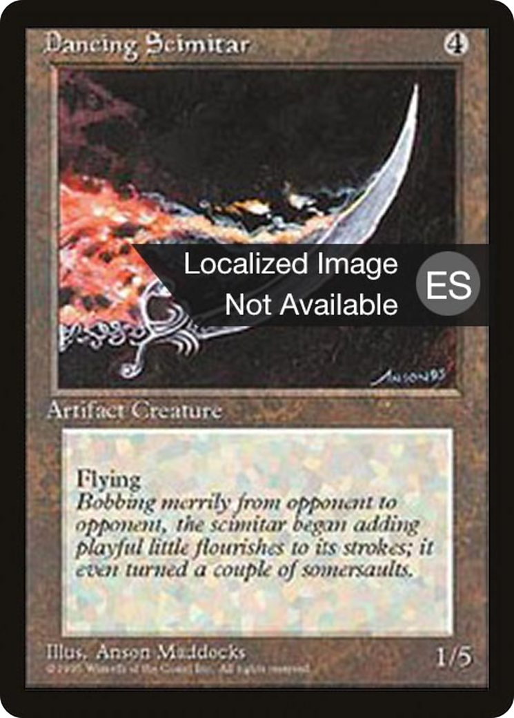 Dancing Scimitar [Fourth Edition Foreign Black Border]