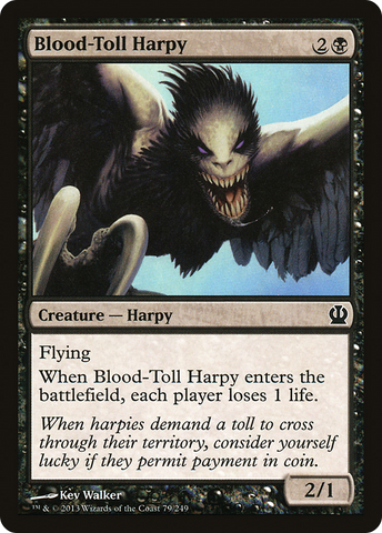 Blood-Toll Harpy [Theros]