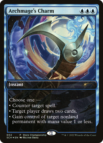 Archmage's Charm (Extended Art) [Store Championships 2022]