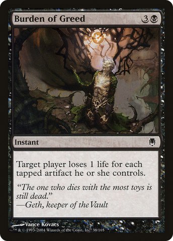 Burden of Greed [Darksteel]