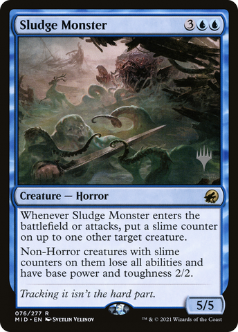 Sludge Monster (Promo Pack) [Innistrad: Midnight Hunt Promos]