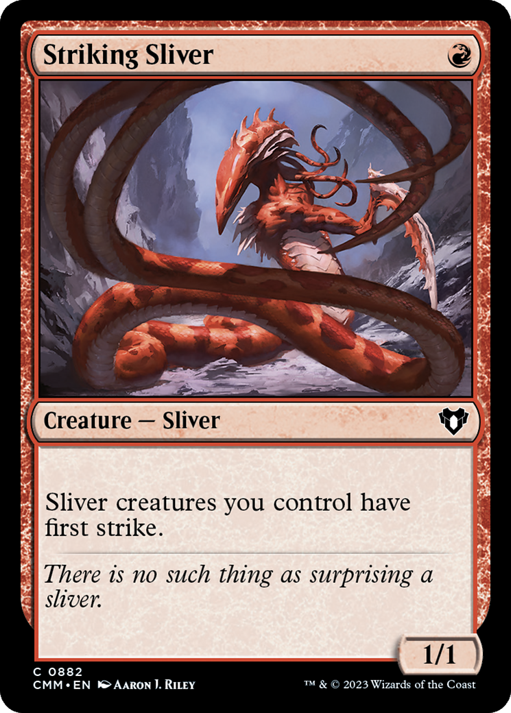 Striking Sliver [Commander Masters]