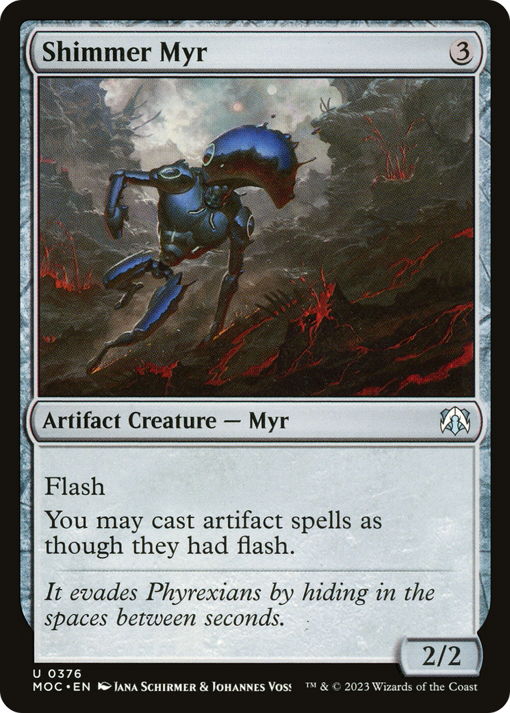 Shimmer Myr [March of the Machine Commander]