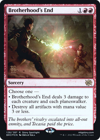 Brotherhood's End [The Brothers' War: Prerelease Promos]