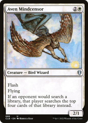 Aven Mindcensor [Commander Legends: Battle for Baldur's Gate]
