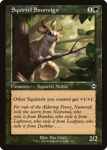 Squirrel Sovereign (Retro) [Modern Horizons 2]