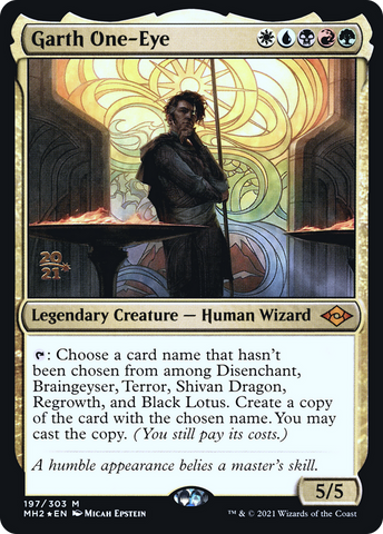 Garth One-Eye [Modern Horizons 2 Prerelease Promos]