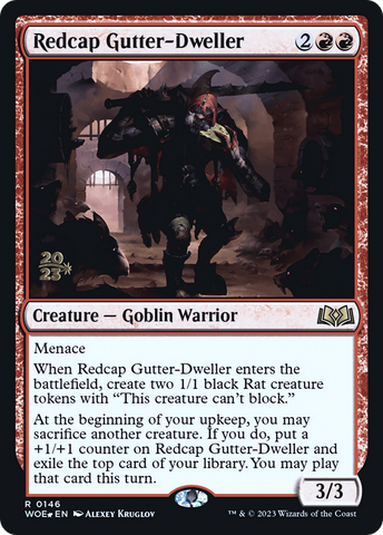 Redcap Gutter-Dweller [Wilds of Eldraine Prerelease Promos]