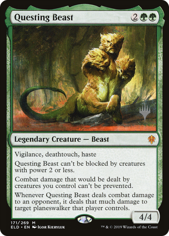 Questing Beast (Promo Pack) [Throne of Eldraine Promos]
