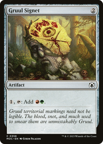 Gruul Signet [March of the Machine Commander]