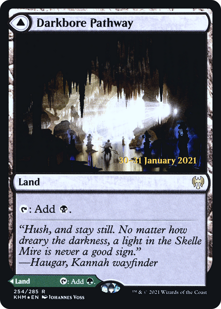 Darkbore Pathway // Slitherbore Pathway  [Kaldheim Prerelease Promos]
